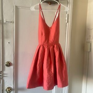 Coral dress - size L